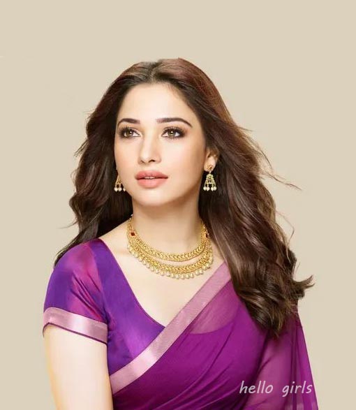 Tamannaah Bhatia with Sari